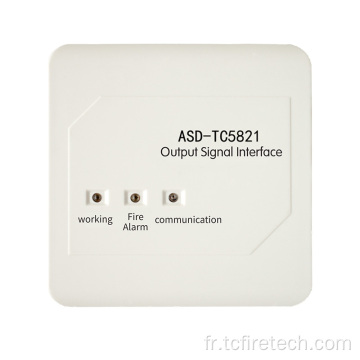 Interface de signal de sortie ASD-TC5821 pour le système d&#39;alarme incendie